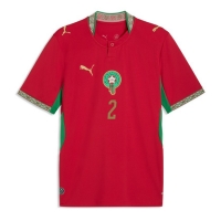 Camiseta Marruecos Achraf Hakimi #2 Primera Equipación Replica Mundial 2026 mangas cortas